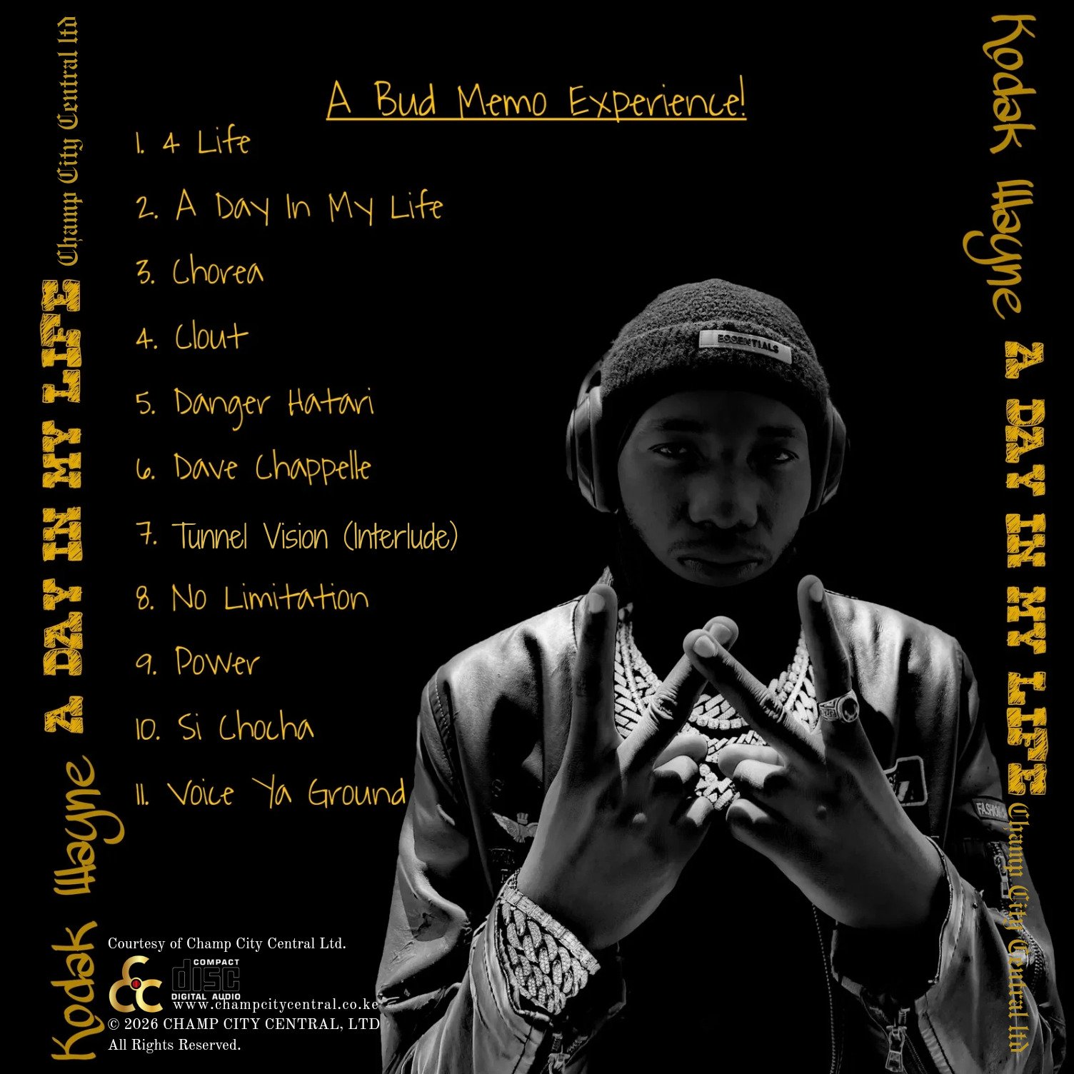A DAY IN MY LIFE back cover