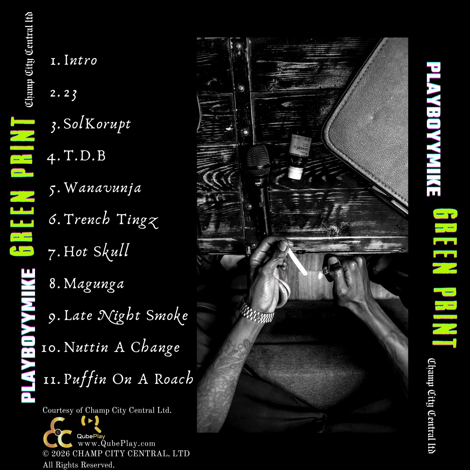 GREEN PRINT back cover