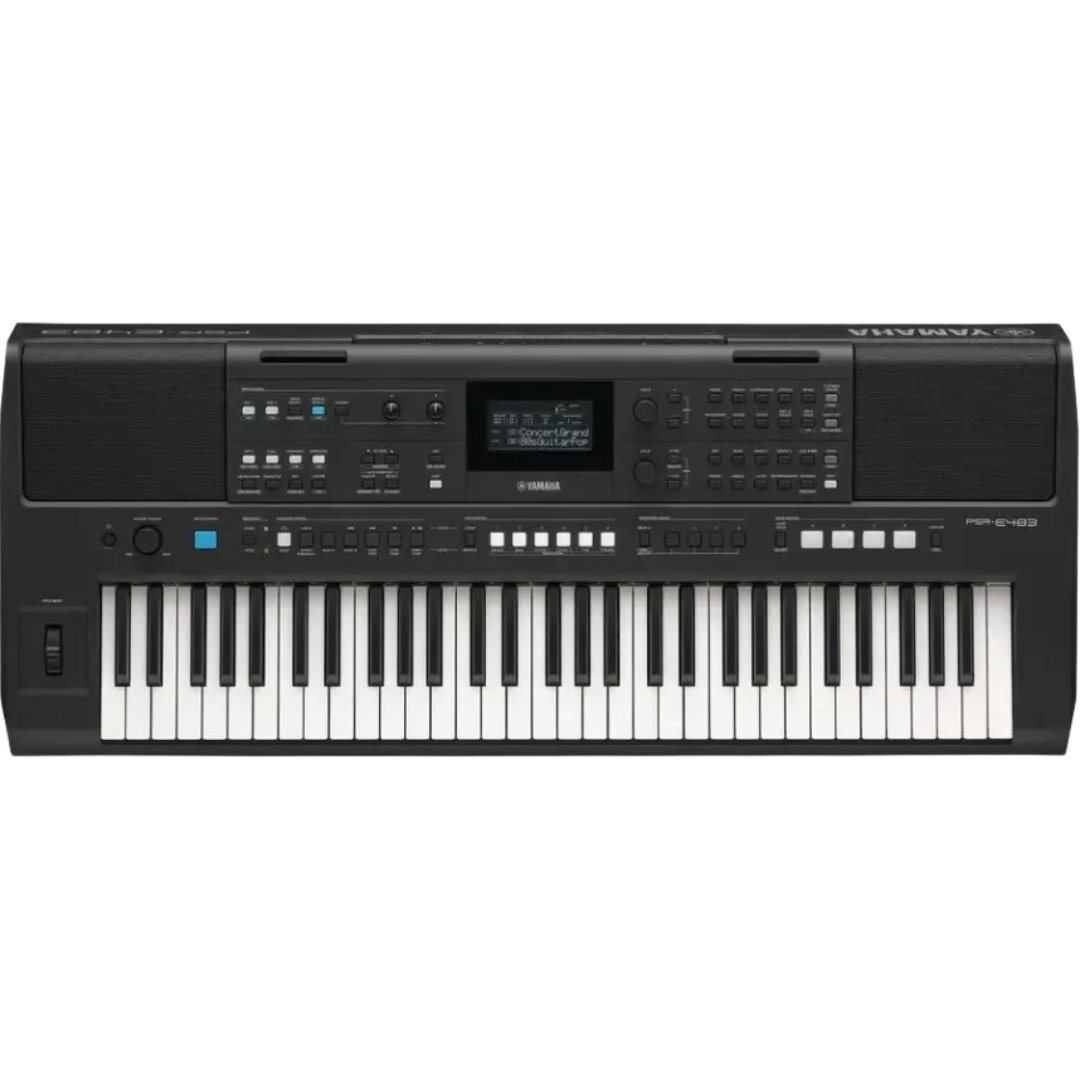 Yamaha psr E 483 portable 61 key keyboard